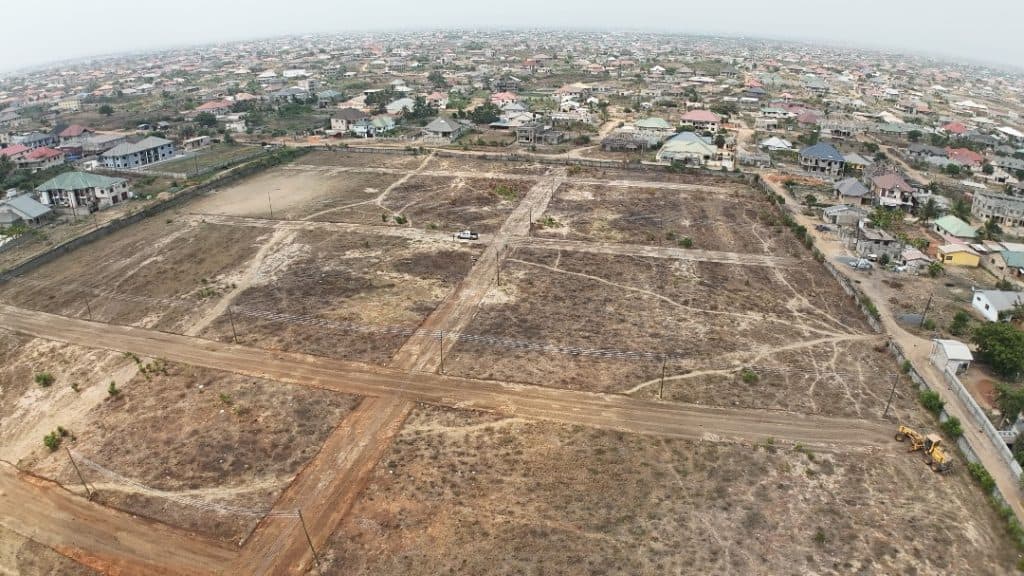 Serviced plots in Afienya