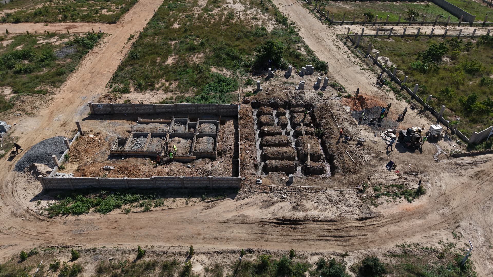 Afienya construction site